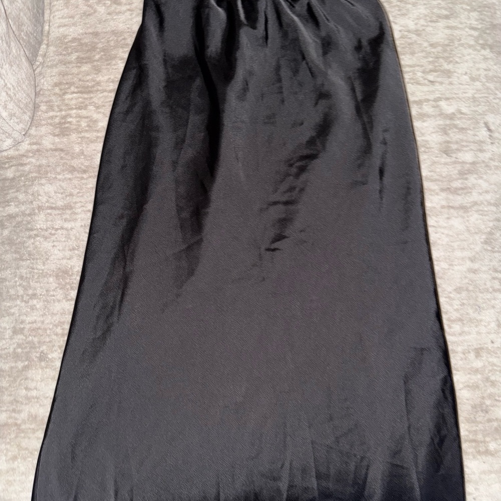 Nordstrom Black A-Line Maxi Skirt Cocktail